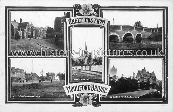 Greetings from Woodford, c.1917